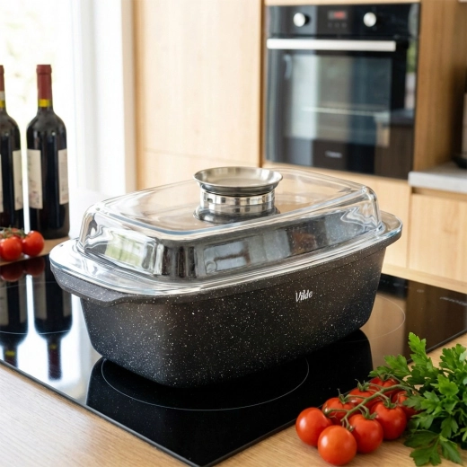 Utilisation universelle sur table de cuisson et au four