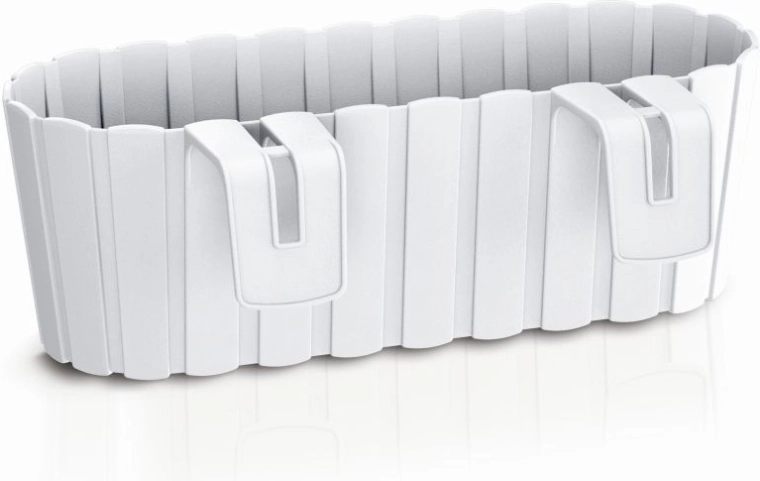 Jardinière suspendue Boardee Hook 38,3 cm blanche