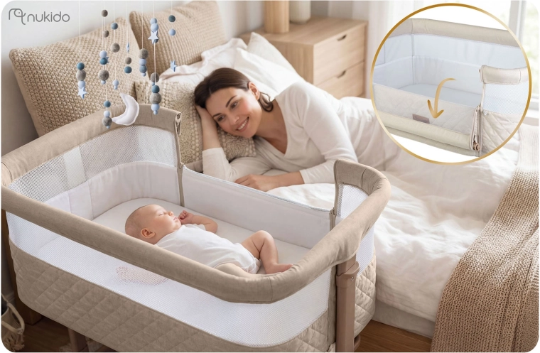 Accès sécurisé au bord du lit