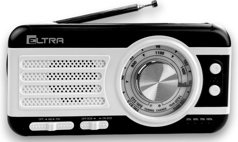 Radio portatif SAFARI WB-1 avec dynamo, panneau solaire et powerbank