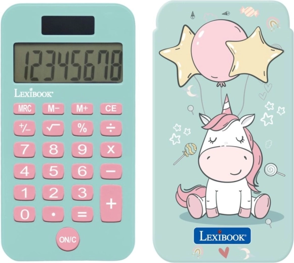 Calculatrice de poche à motif licorne LEXIBOOK