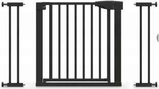 BabyProtect barrière de sécurité pour porte 75–110 cm noire - 1 pièce