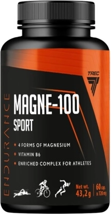 Trec Endurance Magne‑100 Sport 60 gélules