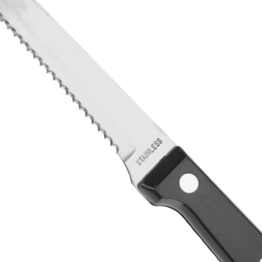 Lame dentelée en acier inoxydable