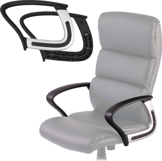 Accoudoirs noirs pour fauteuil de bureau EG-228