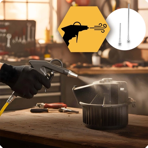 Soufflage et nettoyage efficaces à l’air comprimé