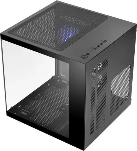 Verre trempé panoramique dans un design cube compact