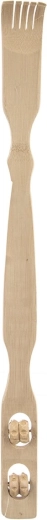Gratte-dos avec rouleau de massage en bois 46 cm