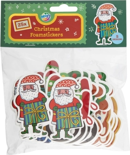 Autocollants en mousse de Noël CCG – 25 pièces