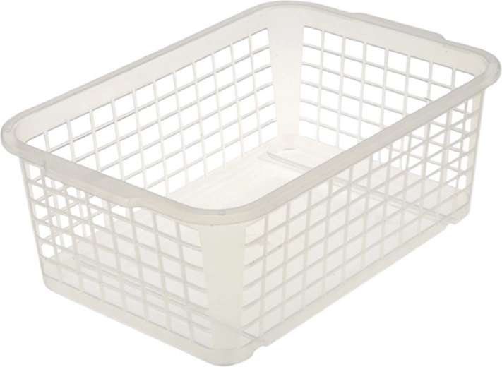 Panier plastique empilable KEEEPER transparent 30 × 20 × 11 cm