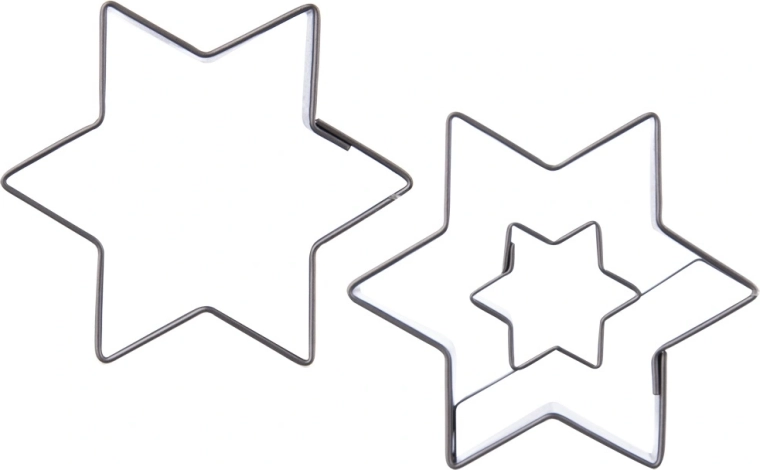 Emporte-pièces Orion pour biscuits, étoile, 6,3 cm - 2 pièces