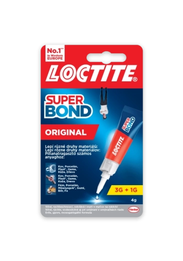 Loctite Super Bond Original 4 g – colle cyanoacrylate liquide