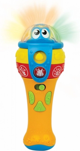 Microphone Enfant Interactif avec Effets Lumineux et Sonores