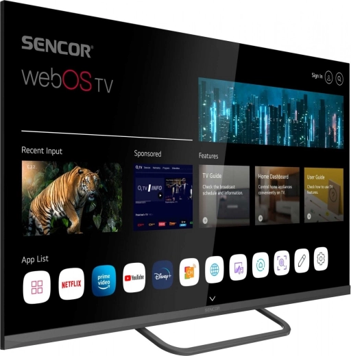 Smart webOS – accès rapide aux applications