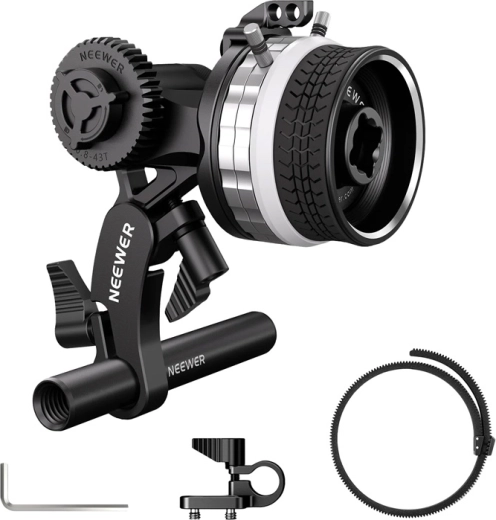 Neewer mini follow focus PG001 avec butées A/B