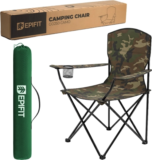 Chaise de camping touristique GO250 camo