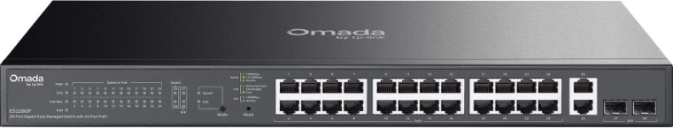 Switch Gigabit Omada easy managed 28 ports PoE+