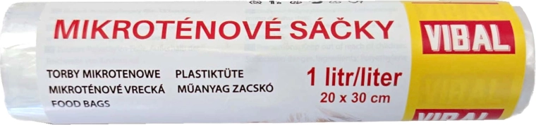 Sachets en microtenue 20 × 30 cm, 50 pièces