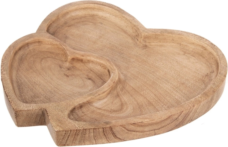 Forme décorative de double cœur