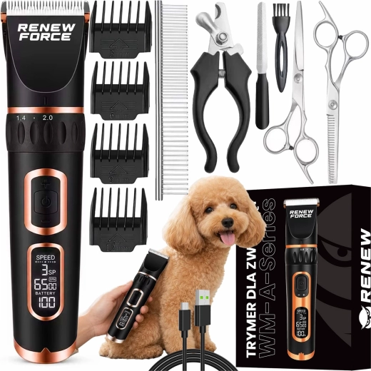Tondeuse sans fil pour animaux RENEW FORCE