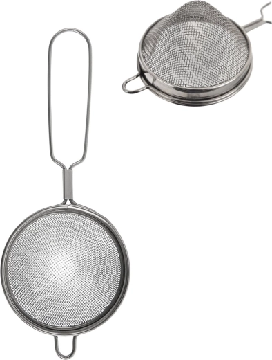 Petite passoire de cuisine double en inox 7 cm
