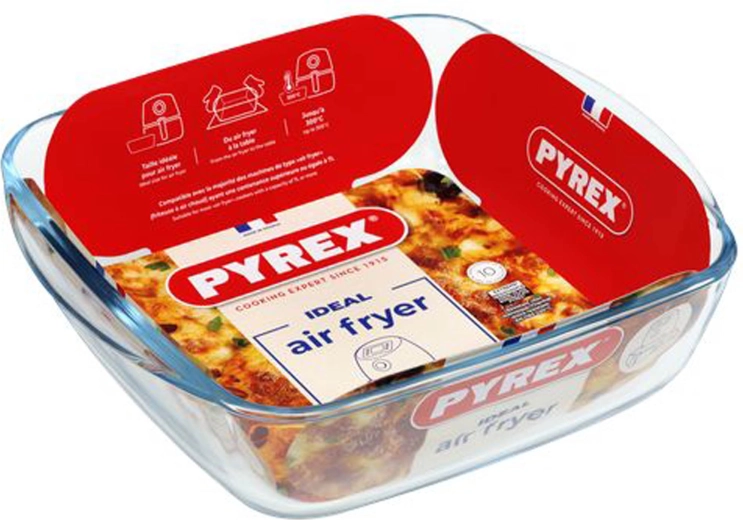 Pyrex plat à gratin carré en verre 2,2 l