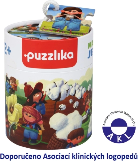 Puzzle séquentiel Puzzlika Baby La fabrication des jeans, 15 pièces