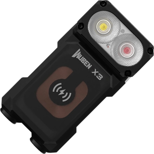 Éclairage double performant : lumière blanche et rouge