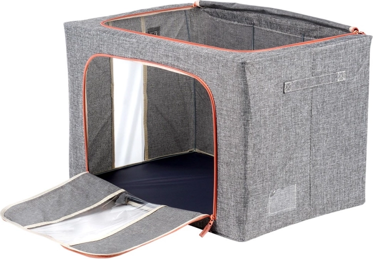 Fermetures éclair doubles pour un accès facile