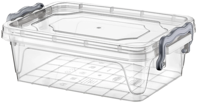 Boîte de rangement en plastique Multi Box 3,8 l avec couvercle