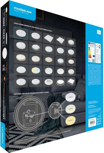 Choix de la couleur de lumière 3CCT (2700–6500 K)