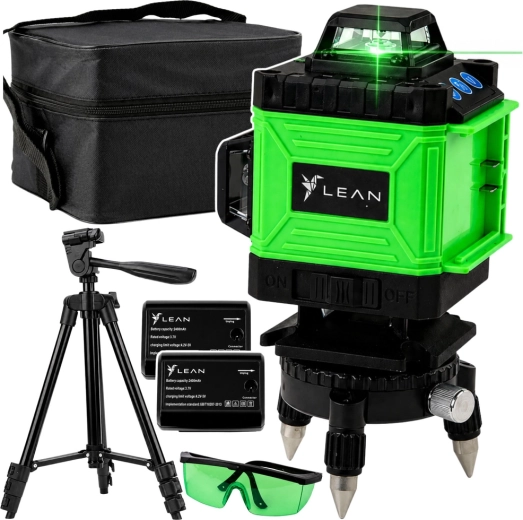 Niveau laser 4D à 16 lignes avec lumière verte