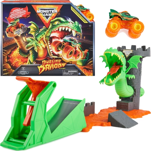 Monster Jam coffret de jeu Combat des dragons 1:64