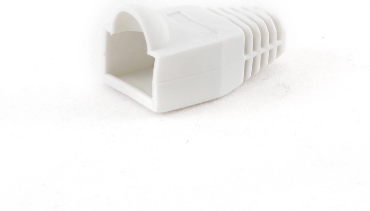 Capuchons de protection blancs pour connecteur RJ45 - 100 pièces