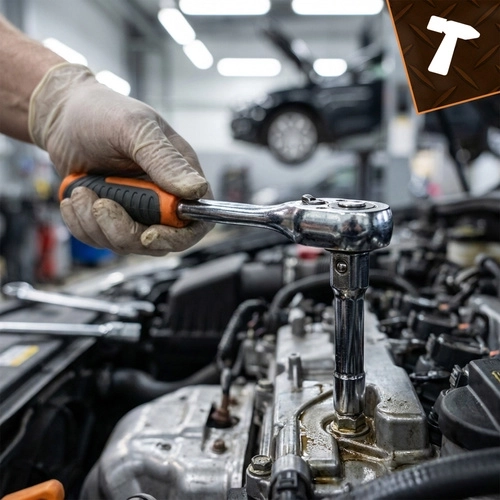 Cliquet 1/4" à 72 dents pour un travail rapide et fluide