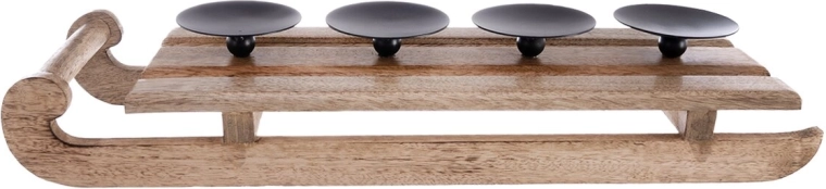Design original de traîneau en bois