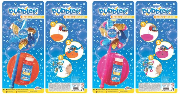 Bublifuk moulin à vent 53 ml, 2 variantes