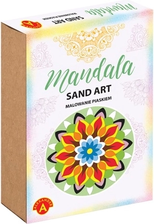 Mandala de sable 3 – peinture au sable