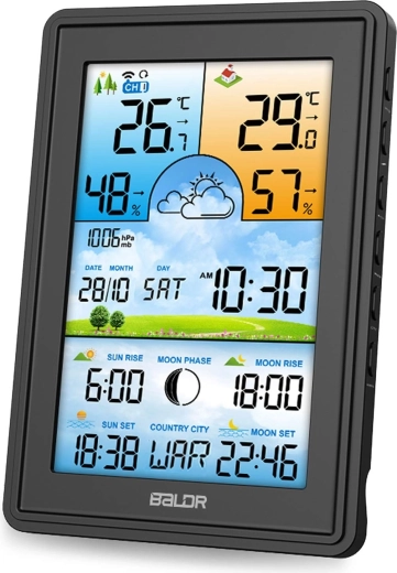 Vue complète de la journée et de la nuit