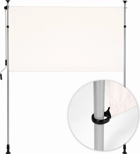 Ombrage fluide avec manivelle