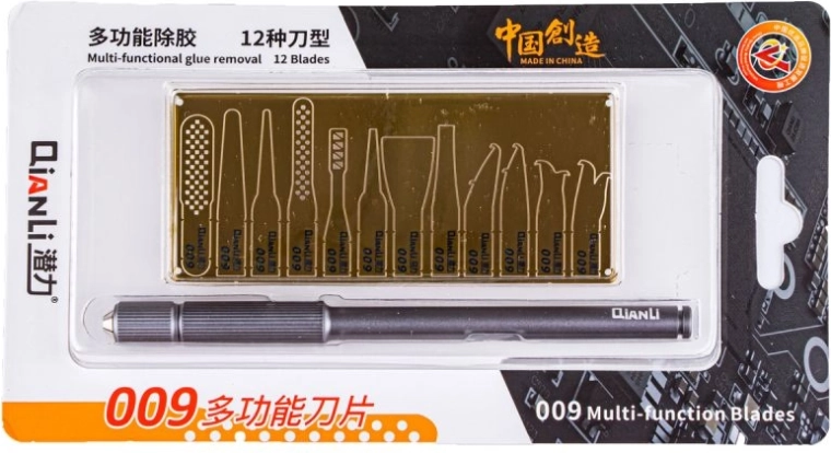 Kit de modélisme professionnel avec lames et grattoir à colle - 1 pièce