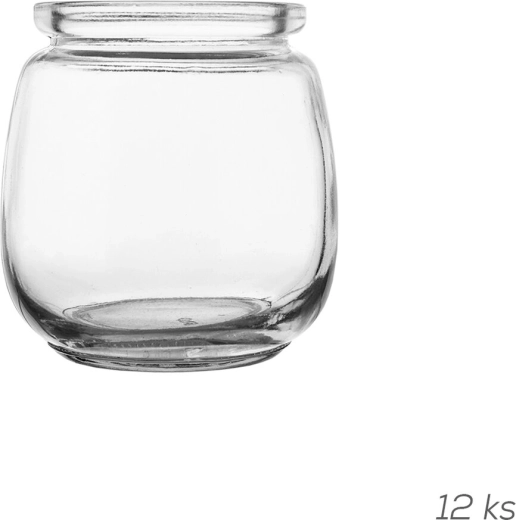 Pots en verre pour yaourt 130 ml (12 pcs)
