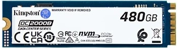 Kingston DC2000B 480 Go SSD NVMe M.2 PCIe 4.0 pour serveurs pro