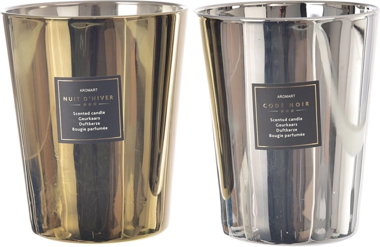 Bougie parfumée en verre 380 g (2 variantes)