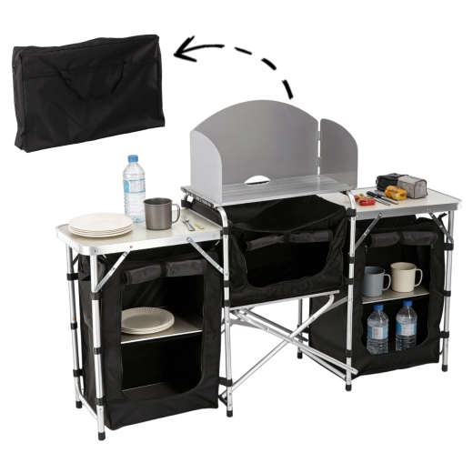 Compacte et prête pour le voyage