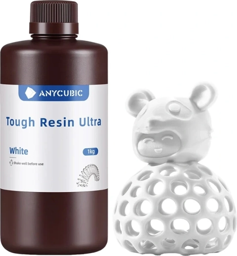Anycubic Tough Resin Ultra résine blanche pour impression 3D