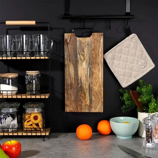 Poignée métallique pratique