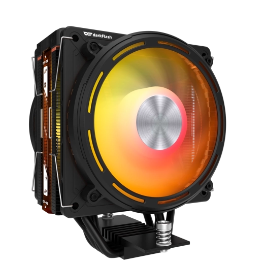 Refroidisseur CPU actif DarkFlash E400 Plus, noir