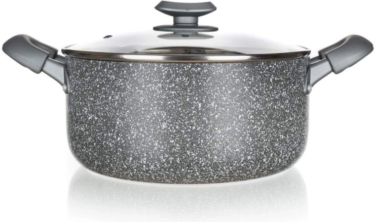 Revêtement antiadhésif double couche à motif granit