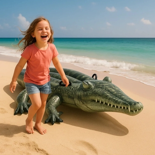 Grand crocodile réaliste qui amuse